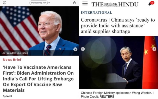 Richieste di aiuto dall’India: chi nega e promette, chi&nbsp;agisce.