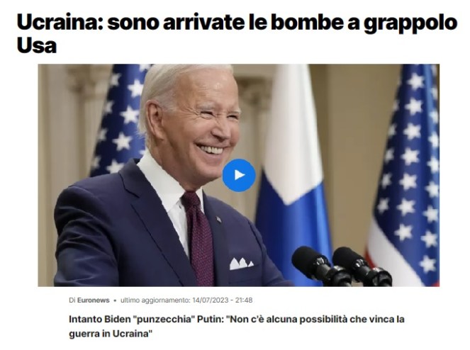 Bombe a grappolo all’Ucraina. Oltre l’escalation bellica, cambia qualcosa sul&nbsp;campo?