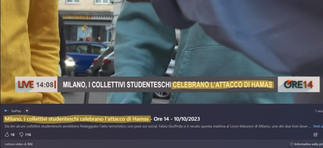 Logica del “nemico” per ogni dissenso, anche sulla&nbsp;Palestina.