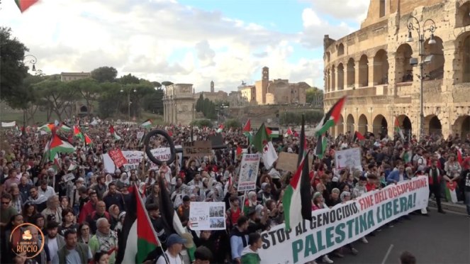 Manifestazione nazionale per la Palestina, Roma 28 Ottobre 2023. Report e&nbsp;interviste.